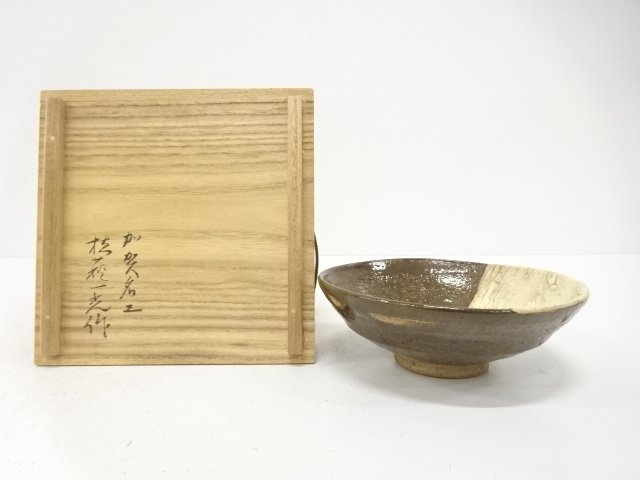 JAPANESE TEA CEREMONY / FLAT TEA CHAWAN / ARTISAN WORK